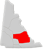 Location of the Campbell region on Yukon map