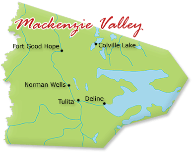 Mackenzie Valley Region in Northwest Territories, Canada