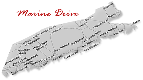 Marine Drive Region in Nova Scotia, Canada