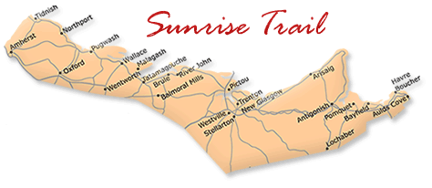 Sunrise Trail Region in Nova Scotia, Canada